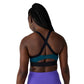 Women's Luxe Strappy Bra - Cosmo/Black