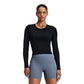 Women's Geomesh Long Sleeve Performance Tee - Bandit Black