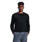 Men's Waffle Long Sleeve Performance Tee - Black