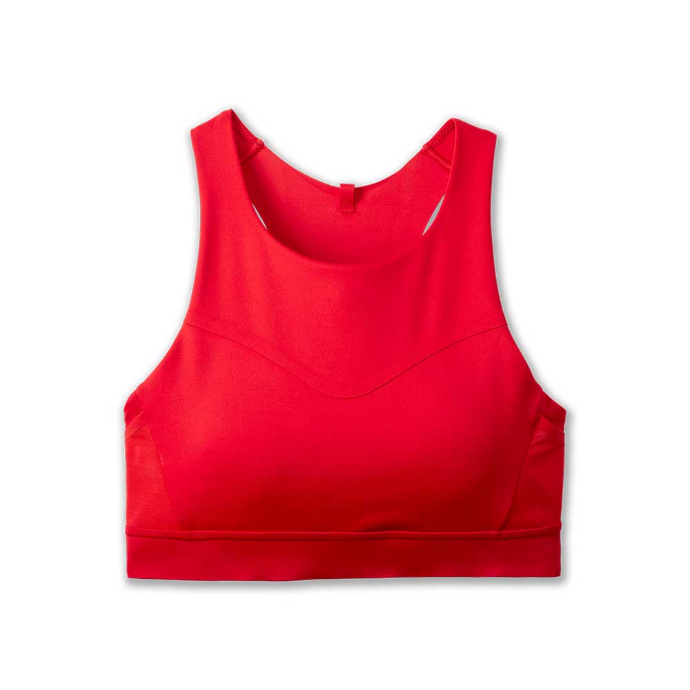 Women's  3 Pocket Run Bra - Salsa