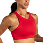 Women's  3 Pocket Run Bra - Salsa