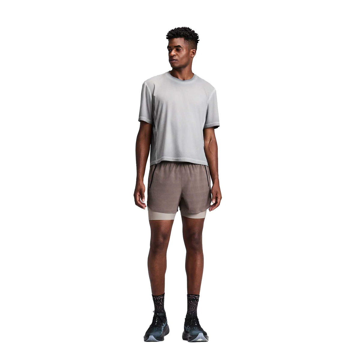 Men's CoolGrid Duo Short - Cocoa