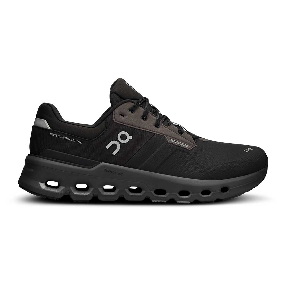Men's Cloudrunner 2 Waterproof Running Shoe - Magnet/Black - Regular (D)