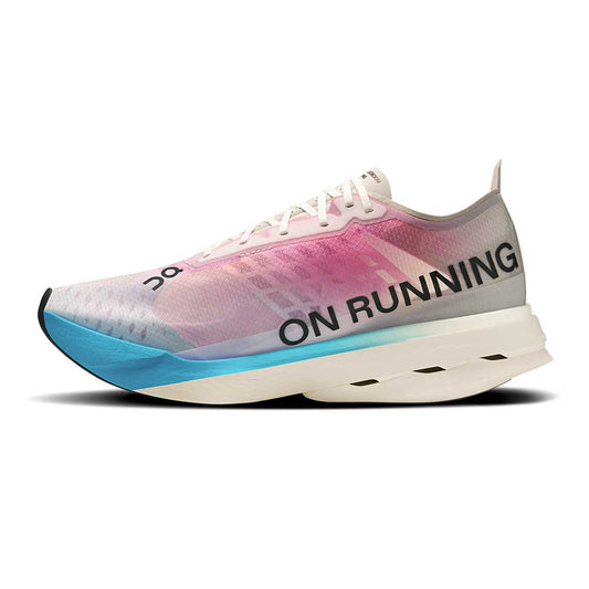 Men's Cloudboom Strike Running Shoe - White/Horizon - Regular (D)