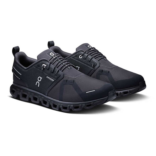 Men's Cloud 6 Waterproof Running Shoe - Black/Black - Regular (D)