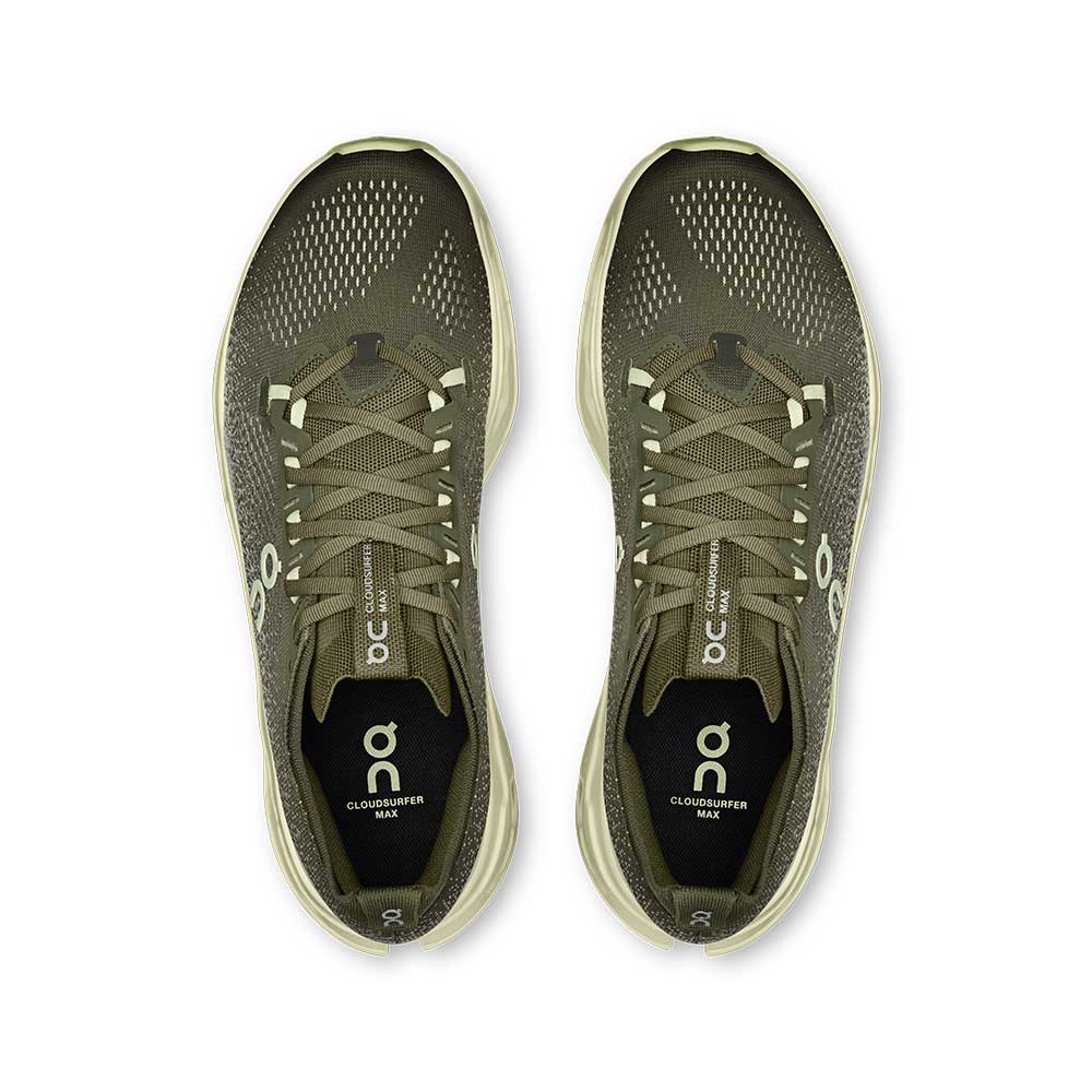 Men's Cloudsurfer Max Running Shoe - Olive/Seedling - Regular (D)
