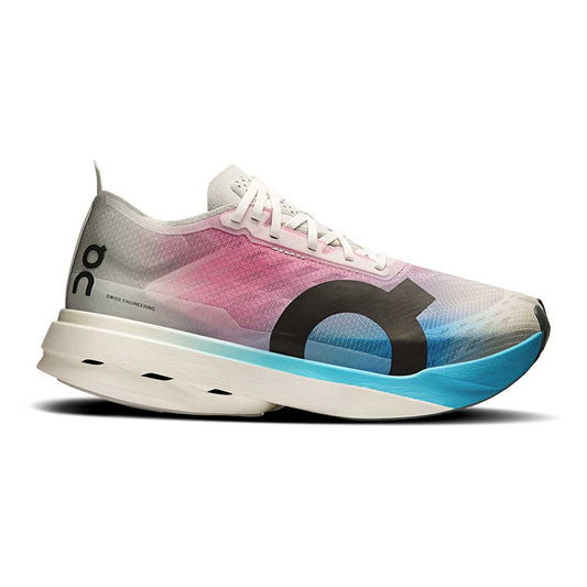 Women's Cloudboom Strike Running Shoe - White/Horizon - Regular (B)