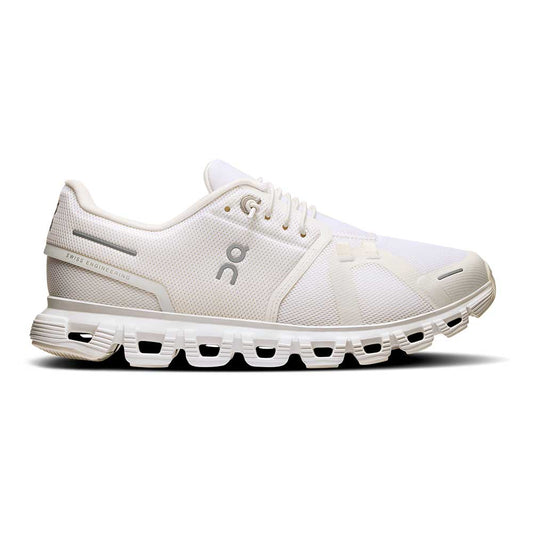 Women's Cloud 6 Running Shoe - White/White - Regular (B)