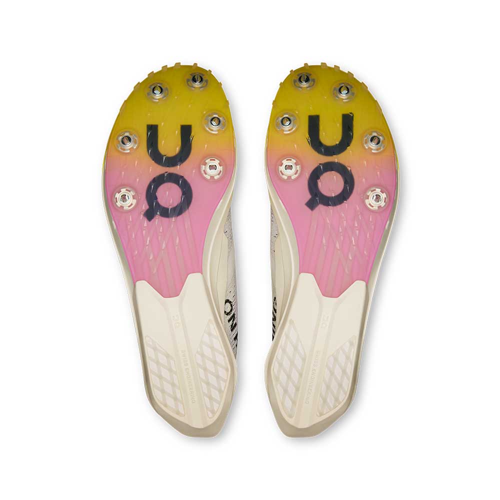 kyu② Women's Cloudspike Citius 2 Track Spike - White/Raspberry