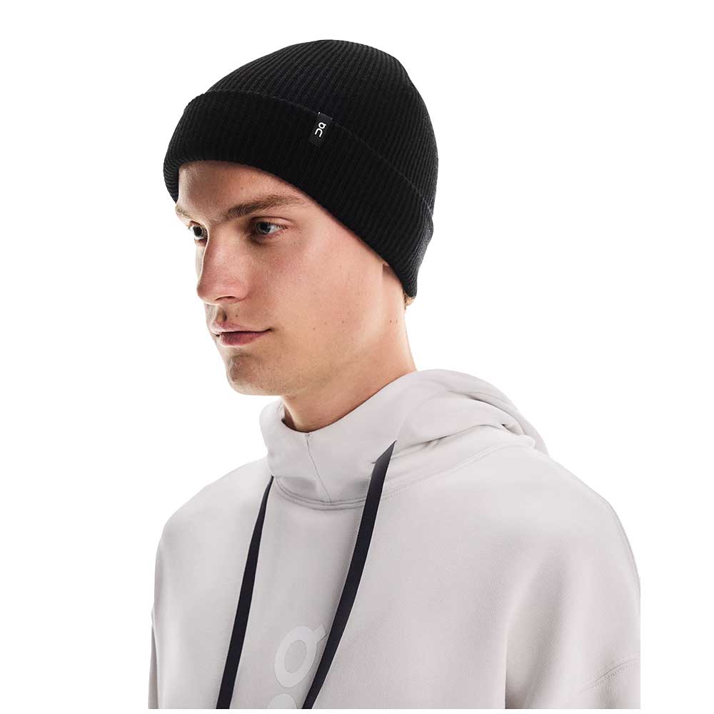 Merino Beanie - Black
