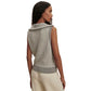 Women's Peterson 1/2 Zip Knit - Grey Melange/White