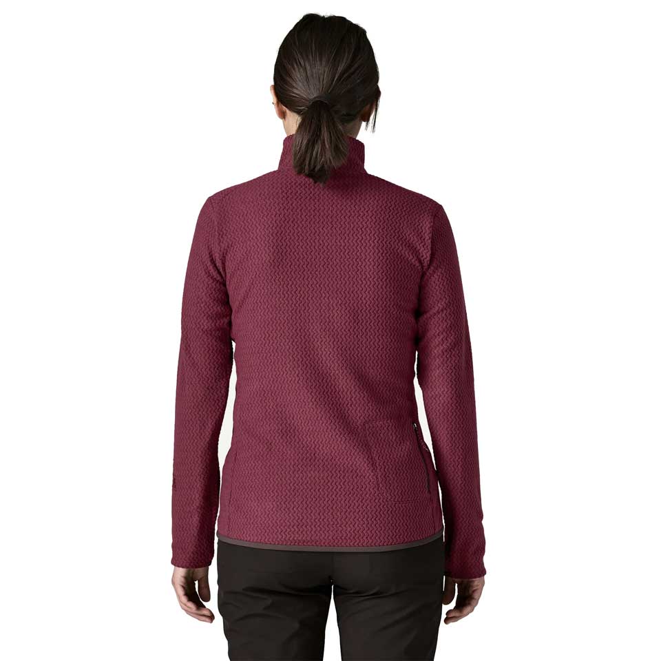 Women's R1 Air Zip Neck - Berry Fig
