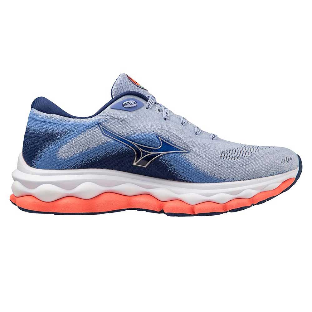 Women's Wave Sky 7 Running Shoe - Blue Heron/Silver - Regular (B)
