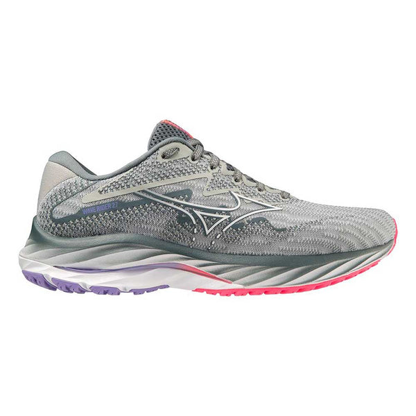 レヴェナント Women's Wave Rider 27 Running Shoe - Pearl Blue/White - Wide