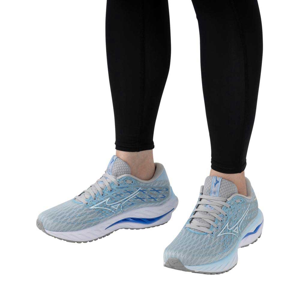 Women's Wave Inspire 20 Running Shoe - Cerulean/White - Wide (D)