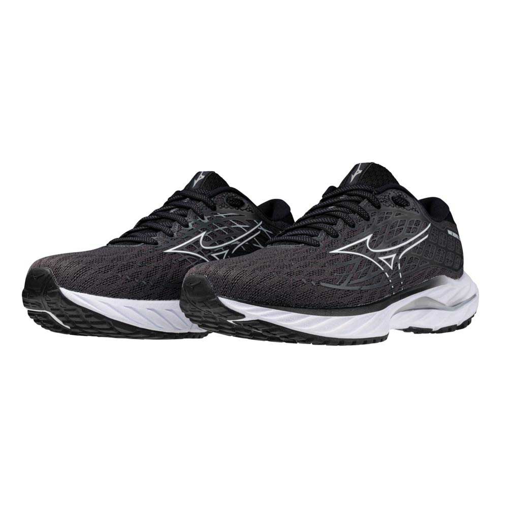 Women's Wave Inspire 20 Running Shoe- Ebony/White - Regular (B)