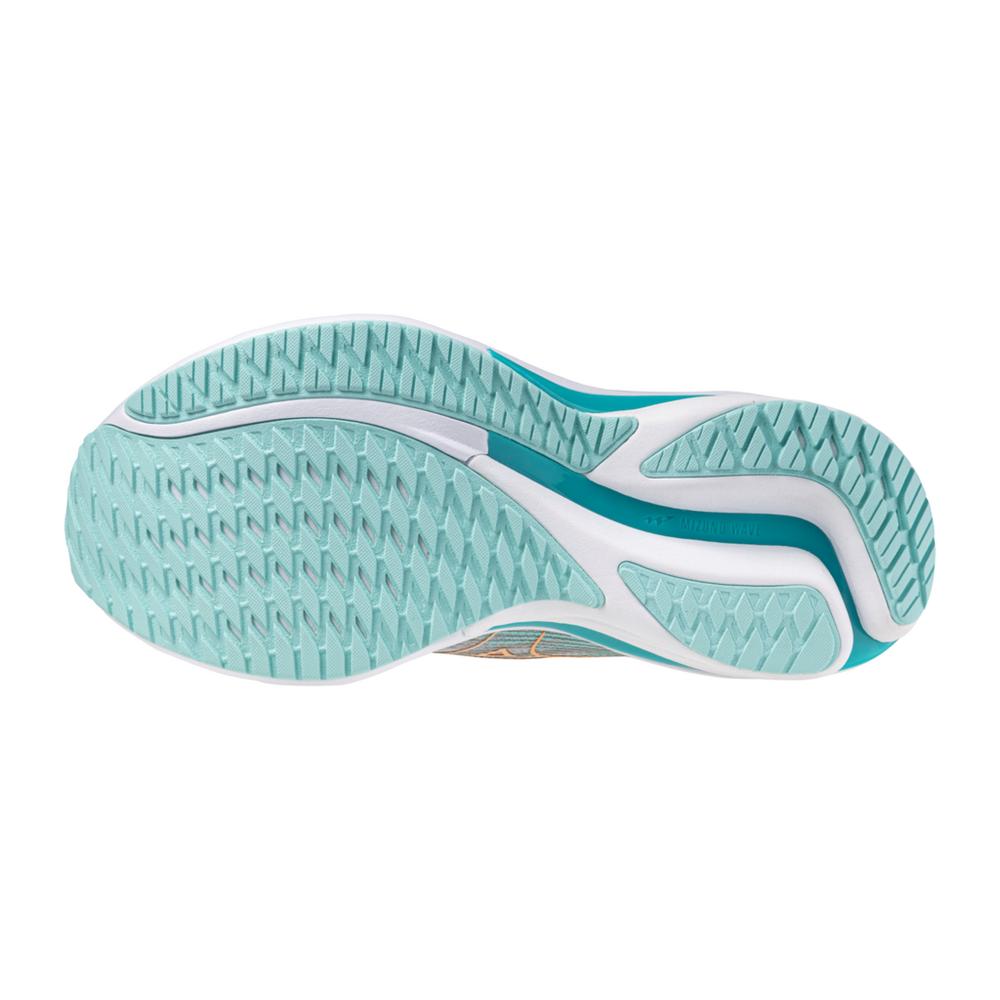 Women's Wave Rider 28 Running Shoe - Harbor Mist/White - Regular (B)