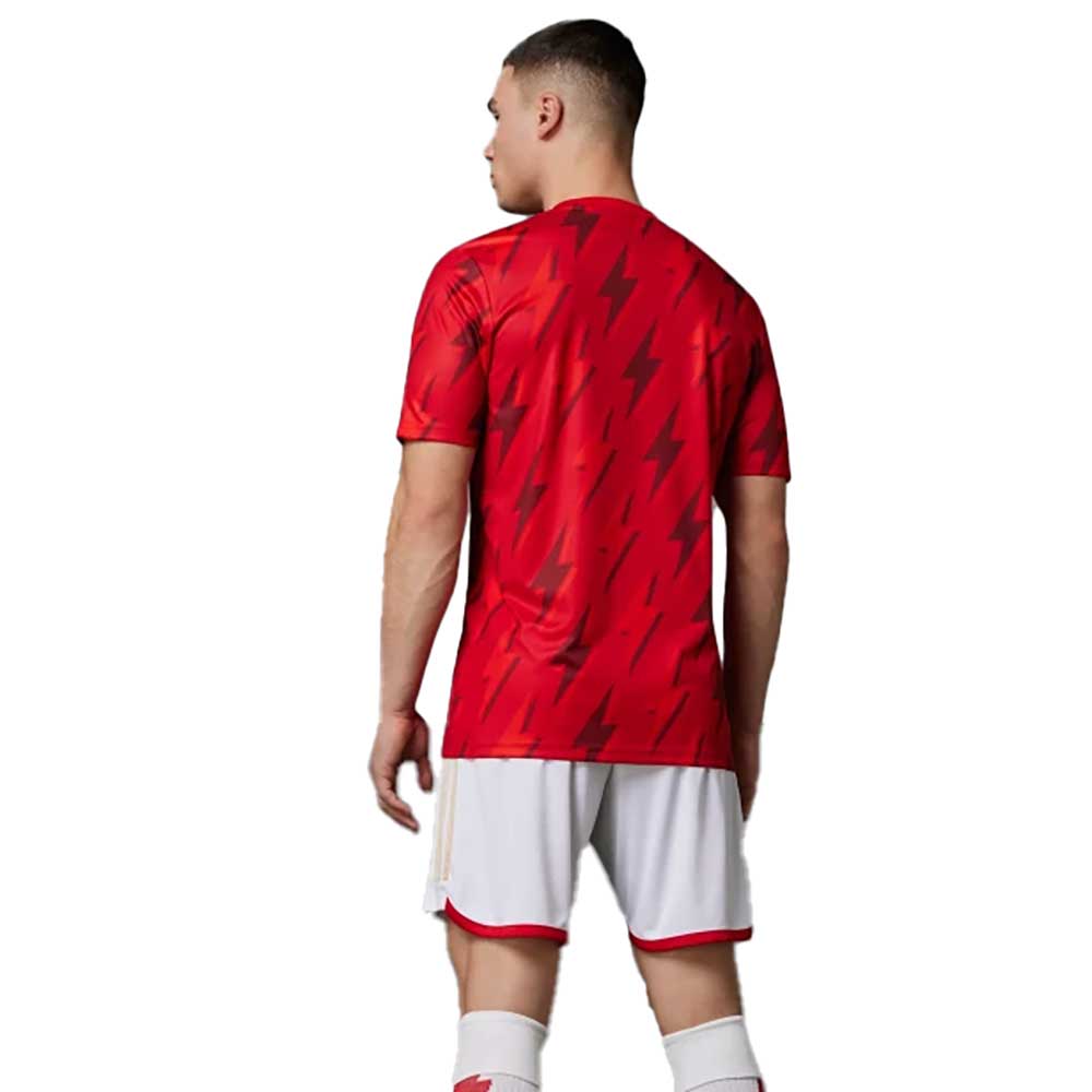 Arsenal 2023-24 Adidas Pre-match Jersey - Better Scarlet