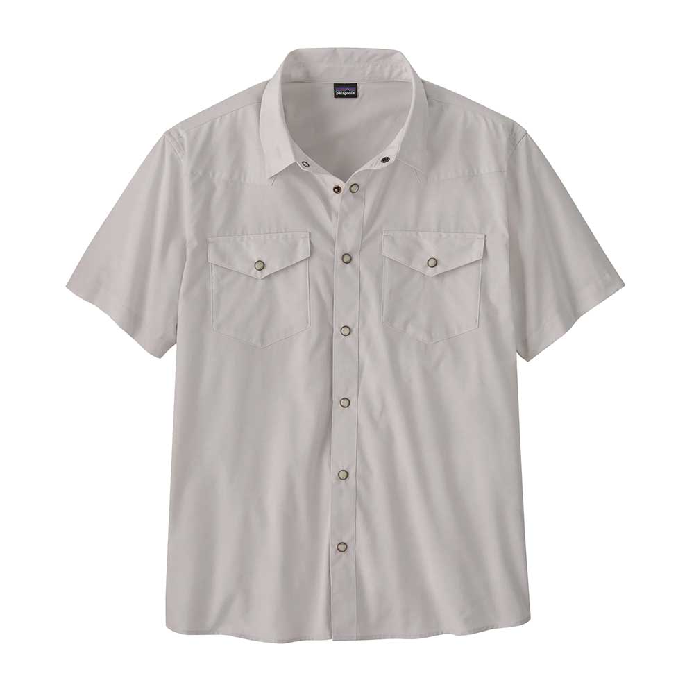 Men's Go To Western Shirt - Whole Weave: Crisp Grey