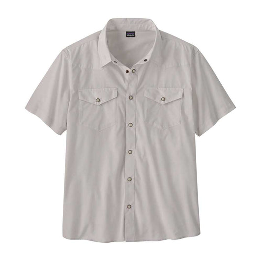 Men's Go To Western Shirt - Whole Weave: Crisp Grey