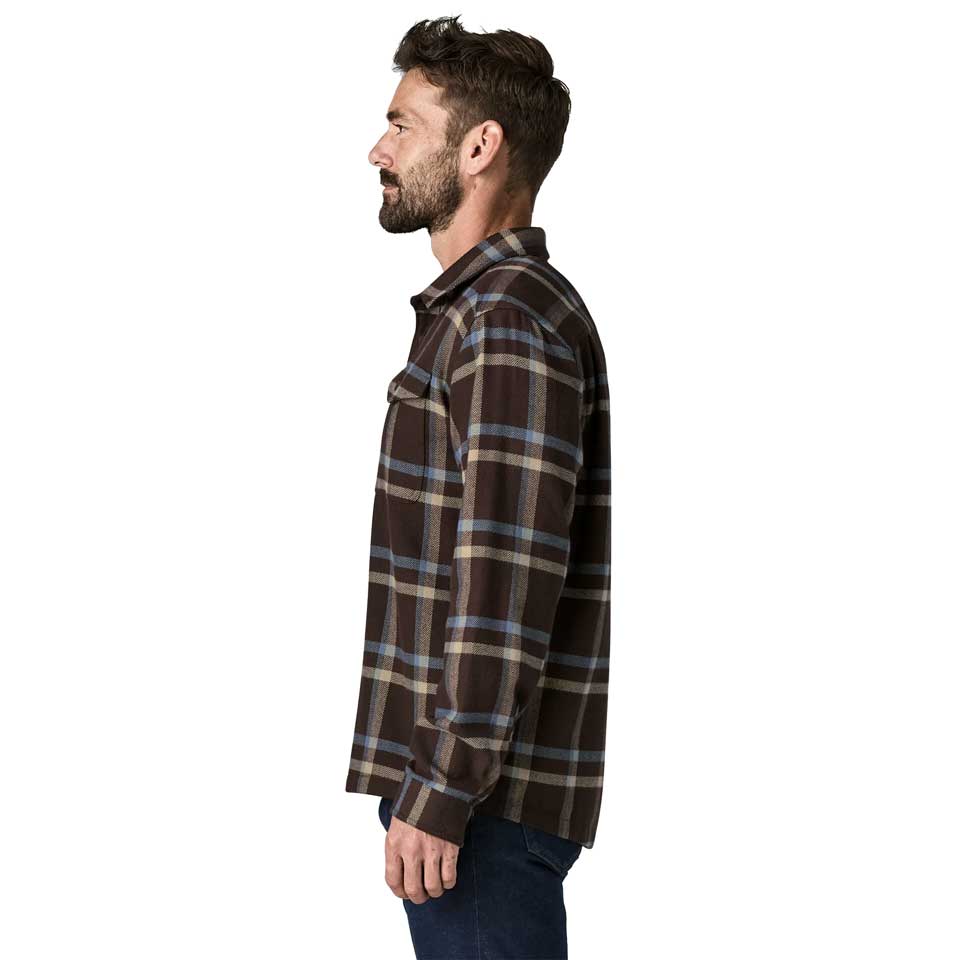Men's Fjord Flannel Shirt - Crossing: Den Brown