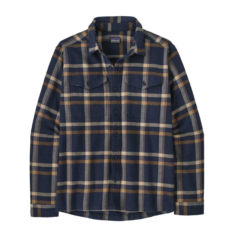 Men's Fjord Flannel Shirt - Crossing: New Navy