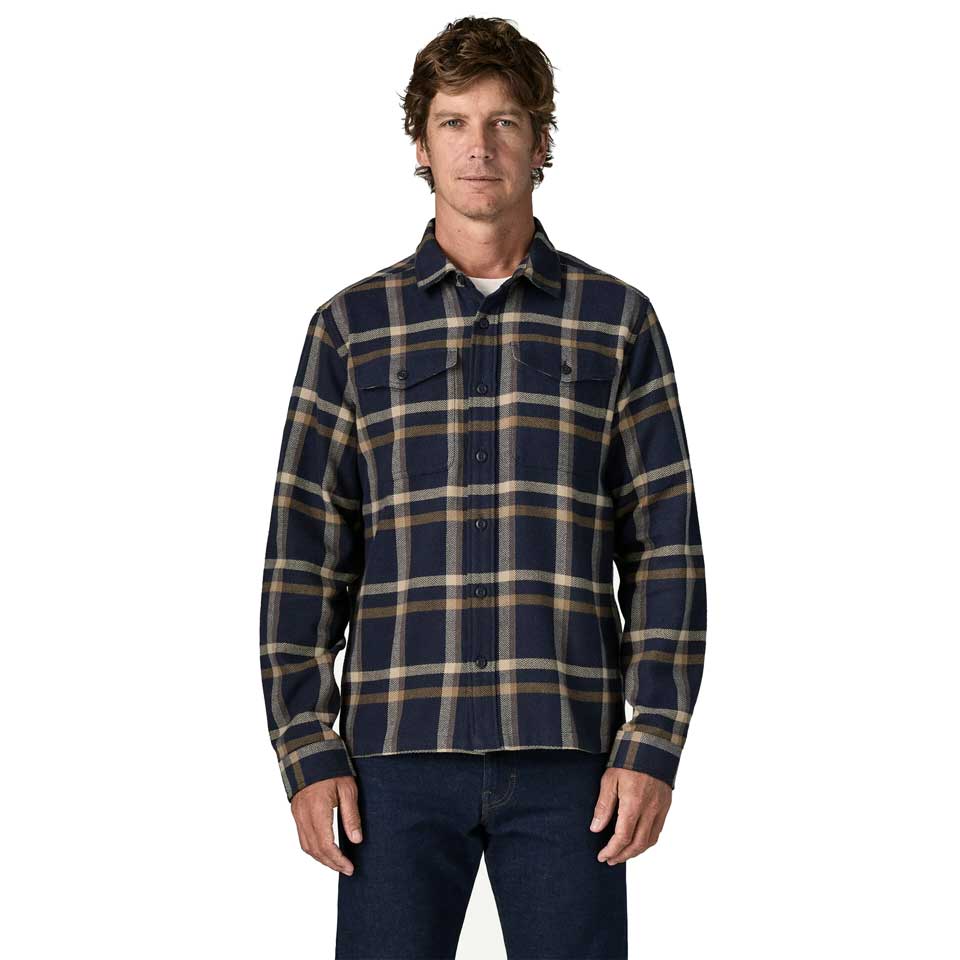 Men's Fjord Flannel Shirt - Crossing: New Navy