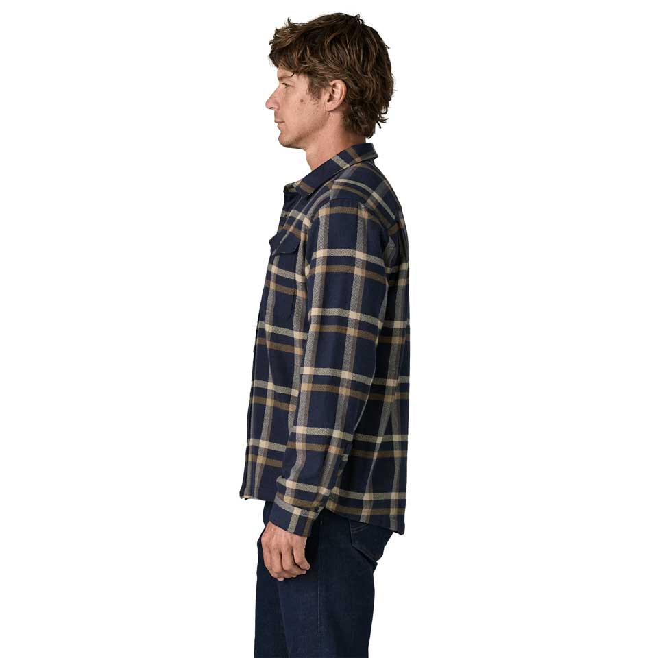 Men's Fjord Flannel Shirt - Crossing: New Navy