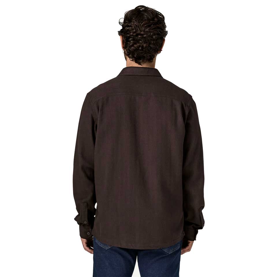 Men's Fjord Flannel Shirt - Mirror Weave: Den Brown