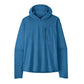 Men's Capilene Cool Sun Hoody - Aquatic Blue/Light Aquatic Blue X-Dye