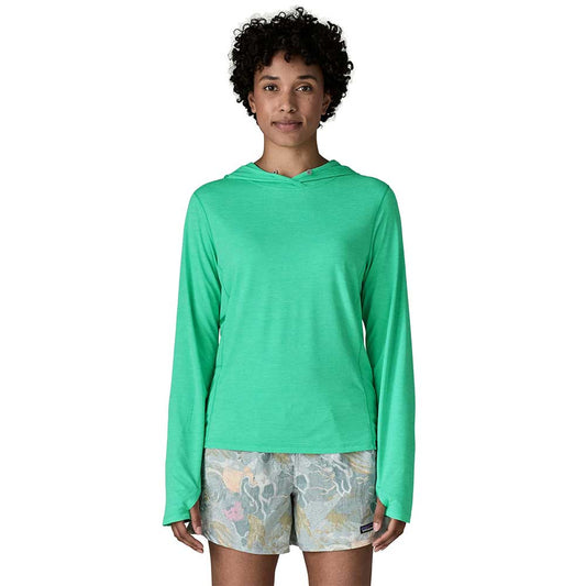 Women's Capilene Cool Sun Hoody - Aqua Stone/Early Teal X-Dye