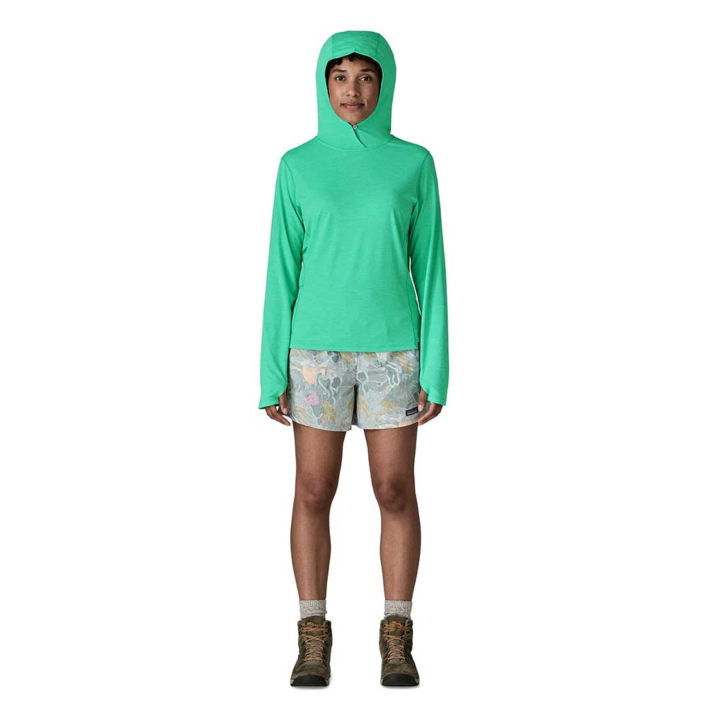 Women's Capilene Cool Sun Hoody - Aqua Stone/Early Teal X-Dye