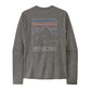 Men's Long Sleeve Capilene Cool Sun Shirt - Peak Visions: Forge Grey/Noble Grey X-Dye