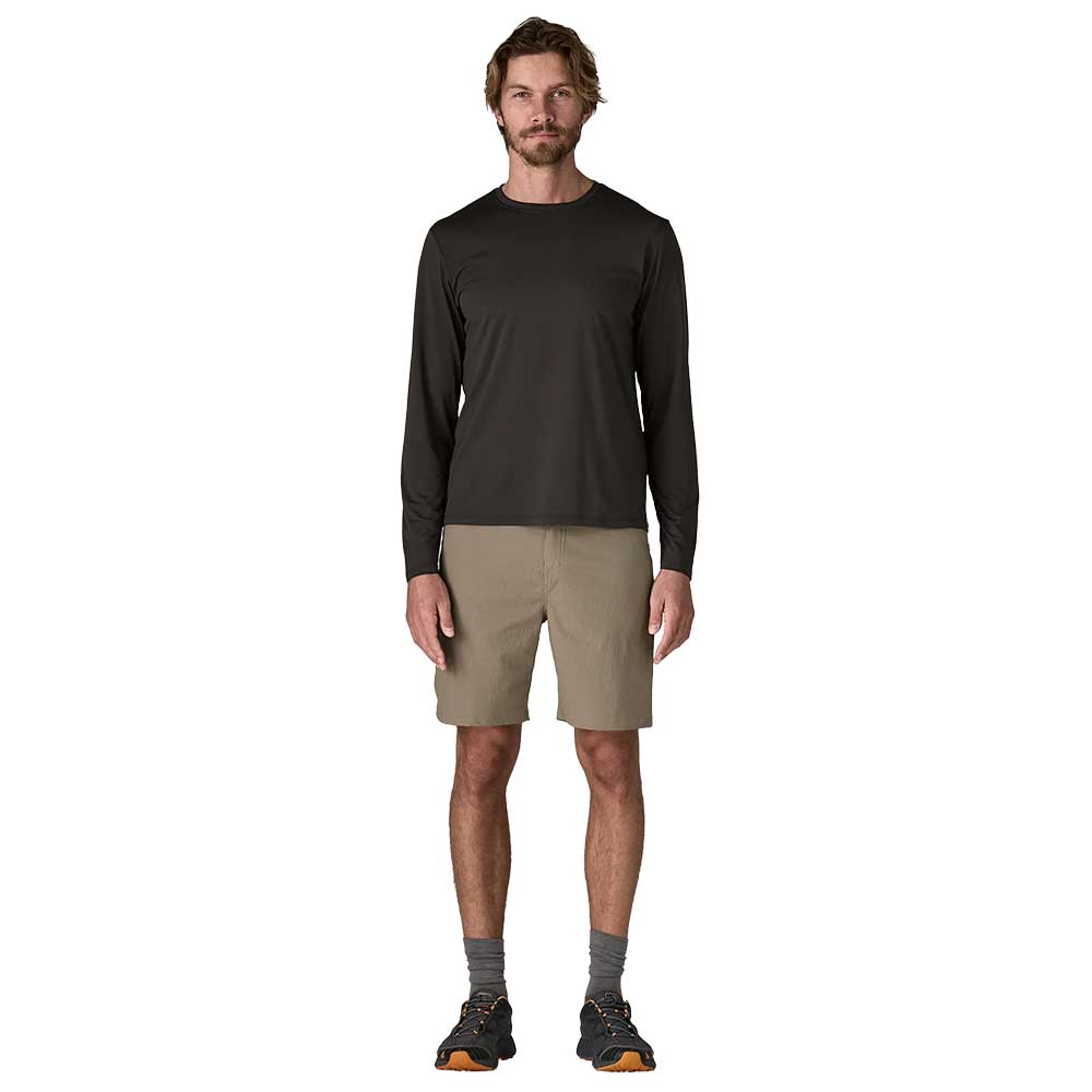 Men's Long Sleeve Capilene Cool Daily Shirt - Black