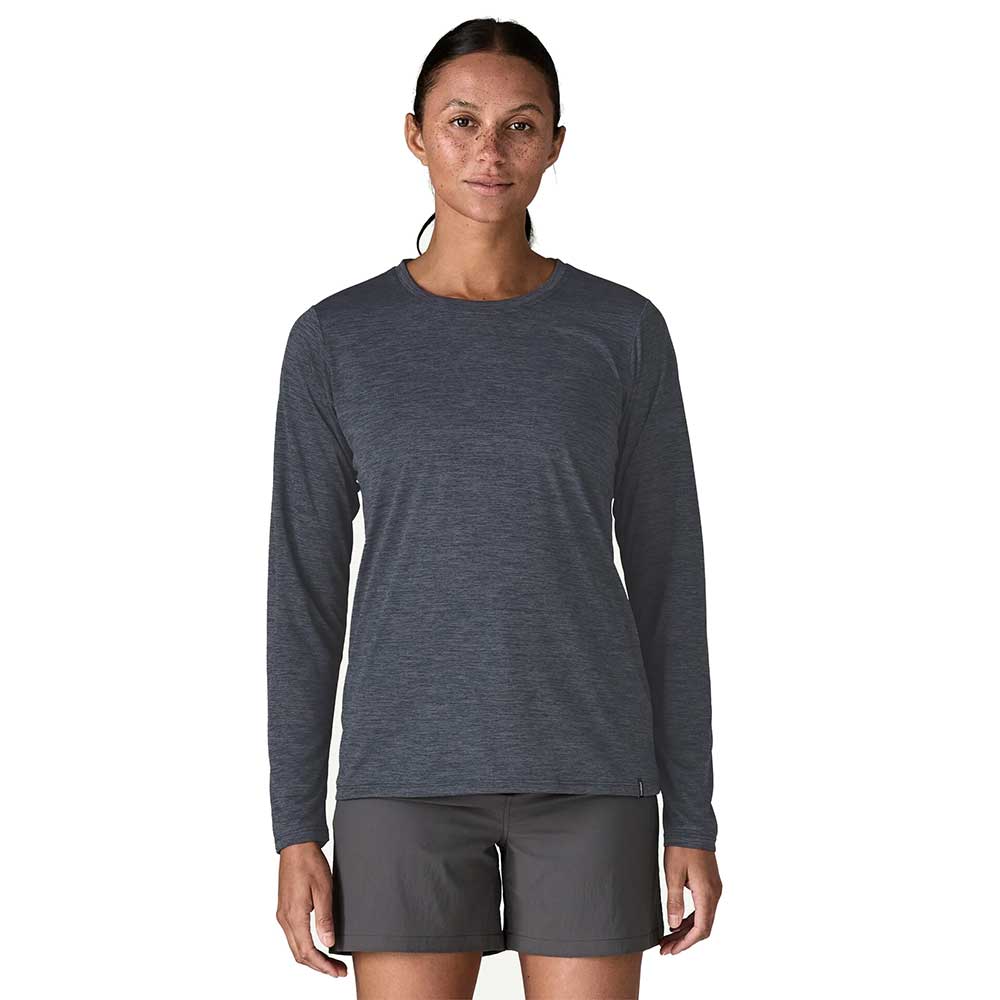 Women's Long Sleeve Capilene Cool Daily Shirt - Smolder Blue/Light Smolder Blue X-Dye