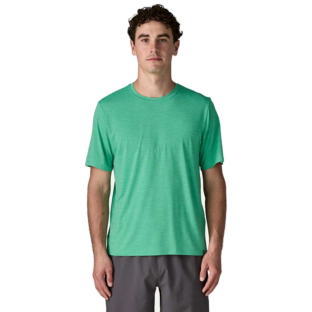 Men's Capilene Cool Daily Shirt - Aqua Stone/Light Aqua Stone X-Dye