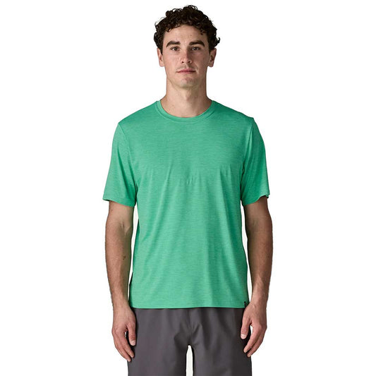 Men's Capilene Cool Daily Shirt - Aqua Stone/Light Aqua Stone X-Dye