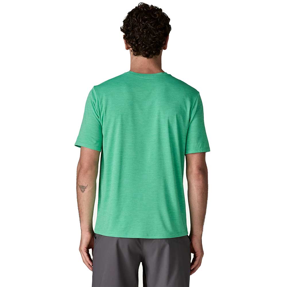 Men's Capilene Cool Daily Shirt - Aqua Stone/Light Aqua Stone X-Dye