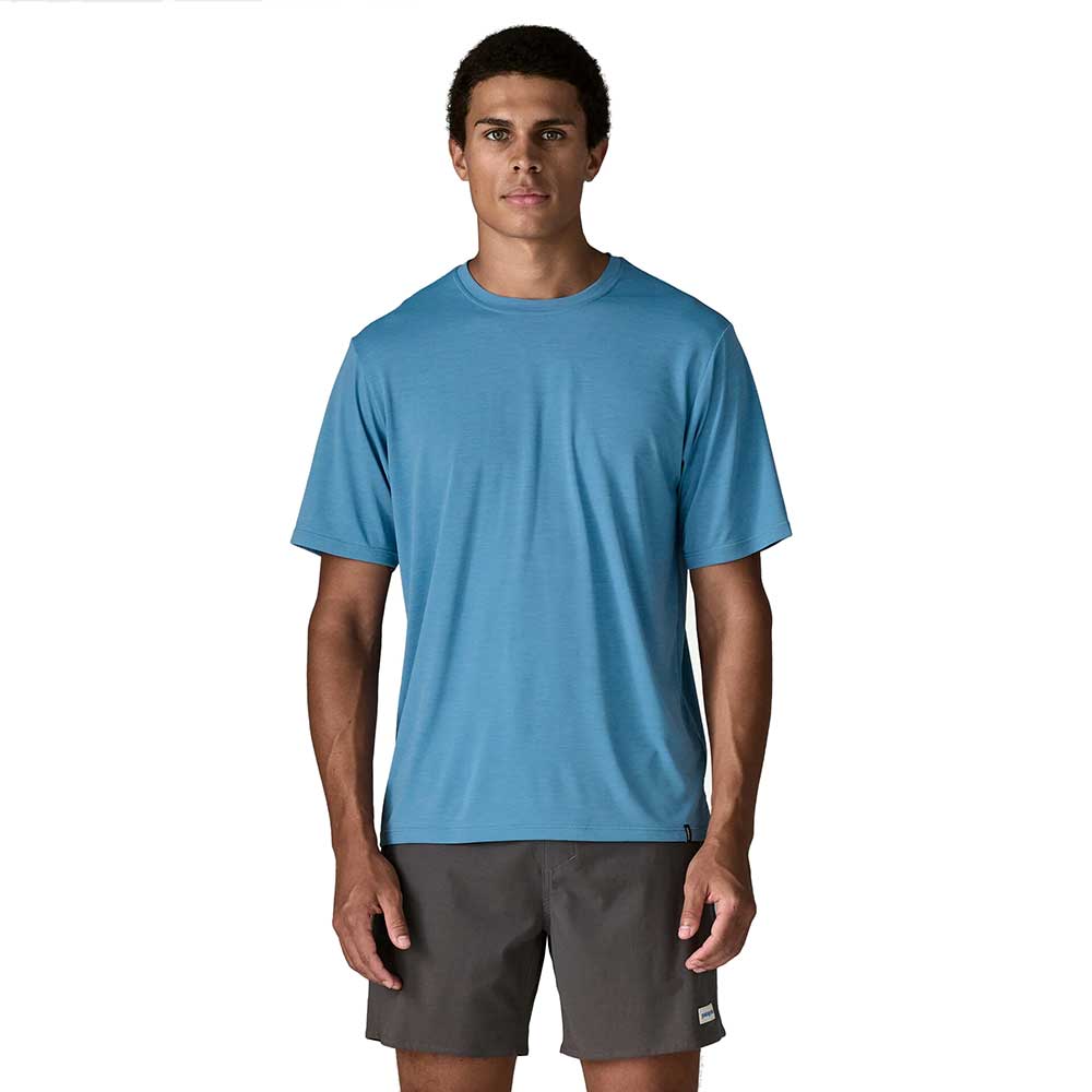 Men's Capilene Cool Daily Shirt - Shore Blue/Light Shore Blue X-Dye