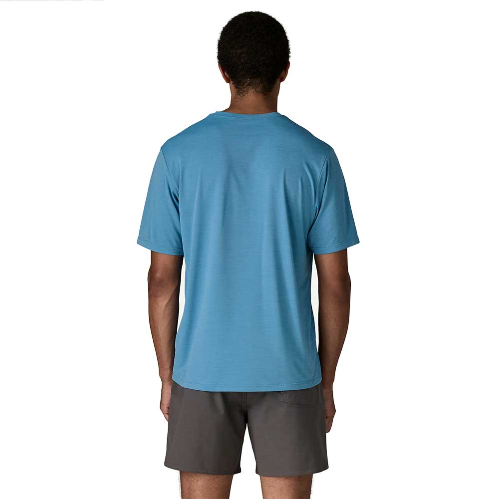 Men's Capilene Cool Daily Shirt - Shore Blue/Light Shore Blue X-Dye