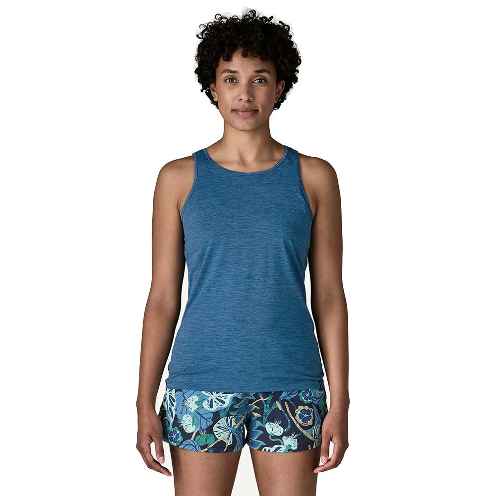 Women's Capilene Cool Daily Tank - Aquatic Blue/Light Aquatic Blue X-Dye