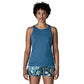Women's Capilene Cool Daily Tank - Aquatic Blue/Light Aquatic Blue X-Dye