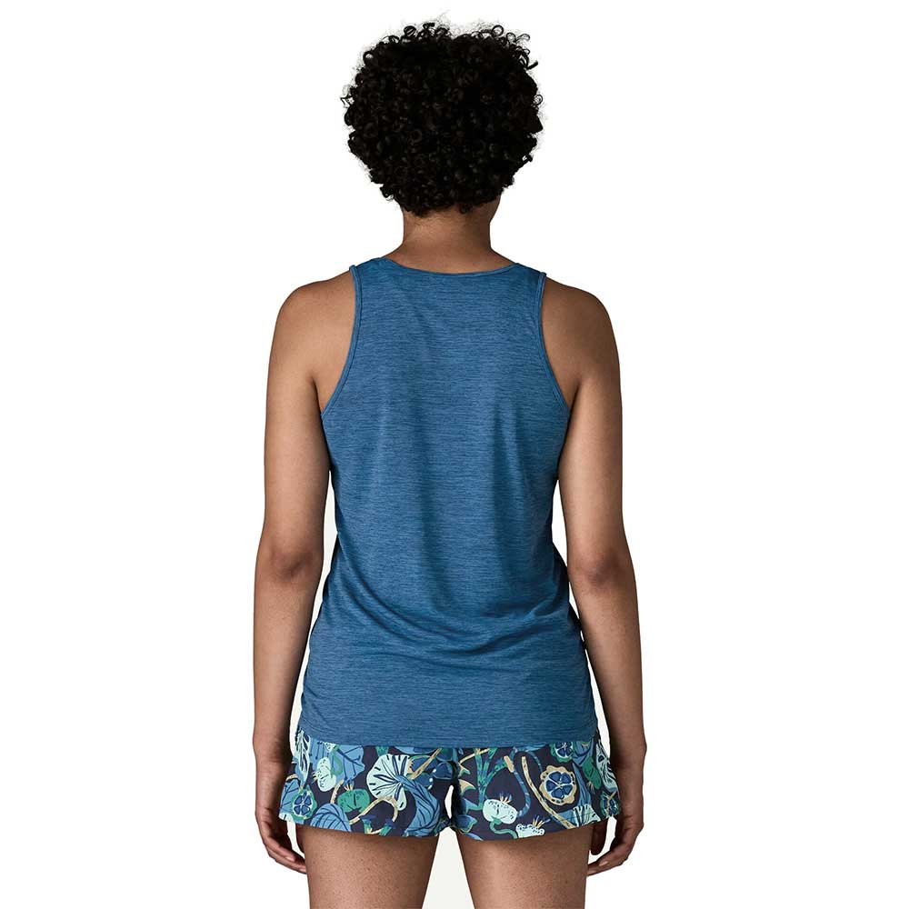 Women's Capilene Cool Daily Tank - Aquatic Blue/Light Aquatic Blue X-Dye