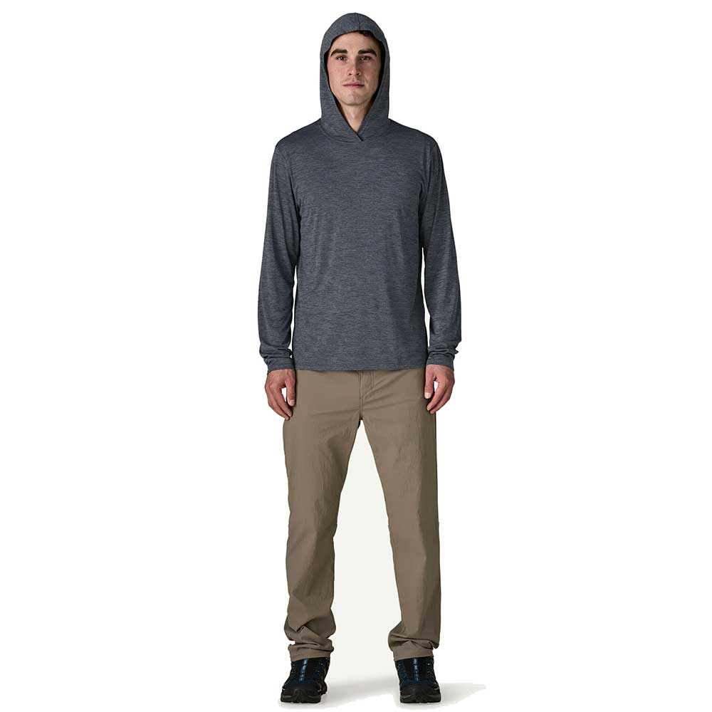 Men's Capilene Cool Daily Hoody - Smolder Blue/Light Smolder Blue X-Dye
