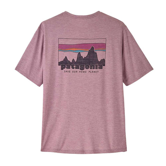 Men's Capilene Cool Daily Shirt - '73 Skyline: Quiet Violet X-Dye