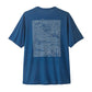 Men's Capilene Cool Daily Shirt - Strataspire: Clement Blue/Light Clement Blue X-Dye