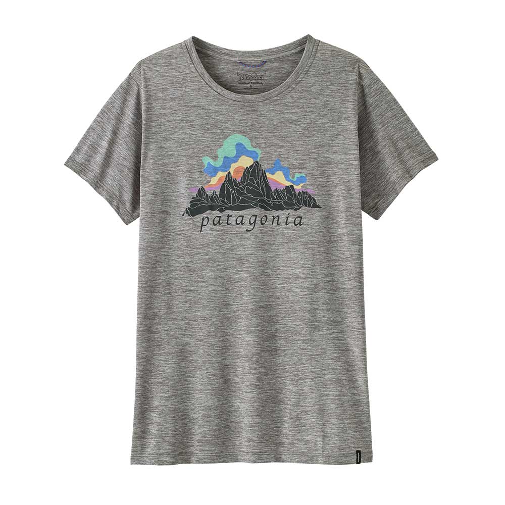 Women's Capilene Cool Daily Shirt - Fitz Roy Nimbus/Feather Grey