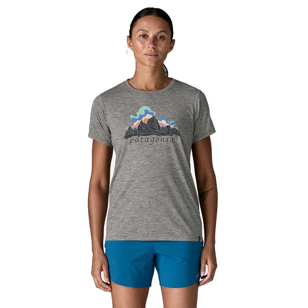 Women's Capilene Cool Daily Shirt - Fitz Roy Nimbus/Feather Grey