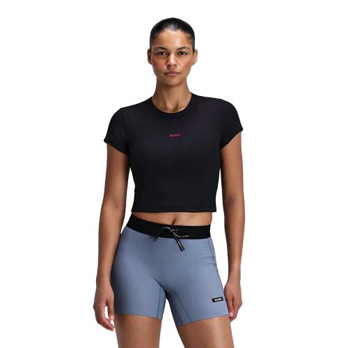 Women's Tassarib Shrunken Tee - Bandit Black