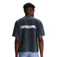 Crewneck Heavyweight Abbreviated Tee - Black Chroma Wash